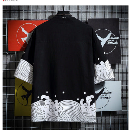 MEN'S SUMMER CARDIGAIN Products Casual Loose Cotton Large Size Men's AUTHENIC