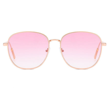 Personalized Sunglasses Fashion Metal Thick Edge Carved Sunglasses
