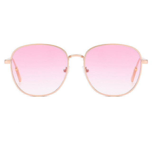Personalized Sunglasses Fashion Metal Thick Edge Carved Sunglasses