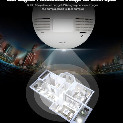 Bulb Camera Lcsee Cctv Security Ip Wireles VR 360 Cameras