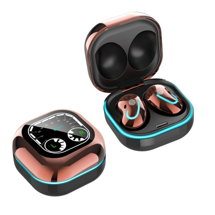 New S6 SE Breathing Light Time Digital Display TWS5.0 Bluetooth Headset