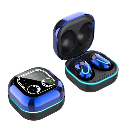 New S6 SE Breathing Light Time Digital Display TWS5.0 Bluetooth Headset