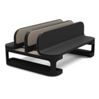 Black / Dual card slots