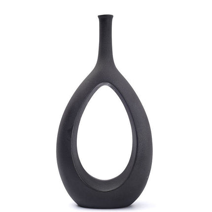 Living Room Art Vase Flower Ceramics Nordic Creative Minimalist TV Cabinet Porch Model Room Decoration Ornaments