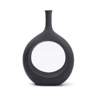 Hollow vase short black
