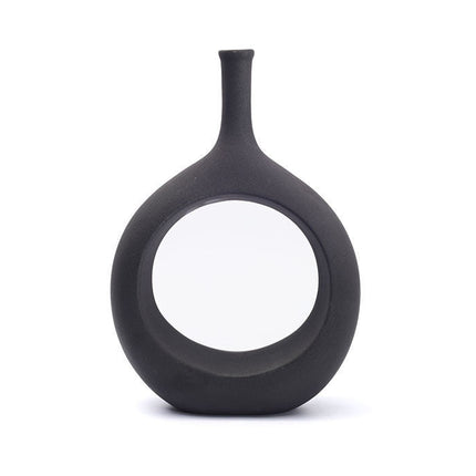 Living Room Art Vase Flower Ceramics Nordic Creative Minimalist TV Cabinet Porch Model Room Decoration Ornaments