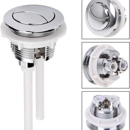 Toilet Tank Accessories One-Piece Toilet Round Double Button Toilet Button
