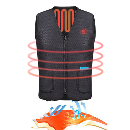 Smart Electric Heating Vest To Keep The Whole Body Warm