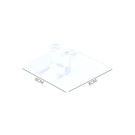Transparent Plastic Plug Hook Seamless Strong Power Plug Socket Hook