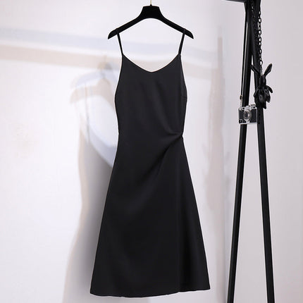 Avocado Green Suspender Dress Women''s Design in Summer