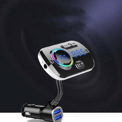 Car Mp3 Bluetooth Player Bc49Aq Bluetooth 5.0 Lossless Music Atmosphere Light Car Bluetooth Mp3