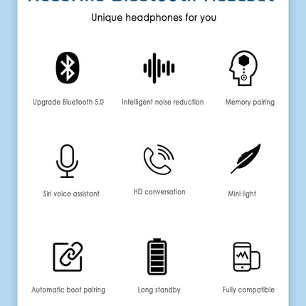 B5 Bluetooth Headset Binaural Digital Display Stereo Bluetooth Headset TWS5.0 Bluetooth Headset 239 Bluetooth Headset