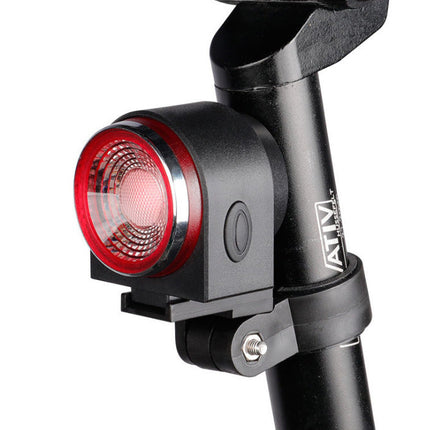 Bike Rear Light With Intelligent Sensor, Anti-theft Alarm, USB Rechargeable, Flash