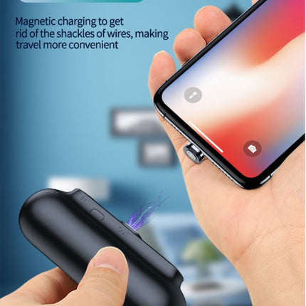 Pocket Portable Magnetic With Plug Capsule Power Bank 2600 Mah Three-In-One Magnetic Mobile Power Customization
