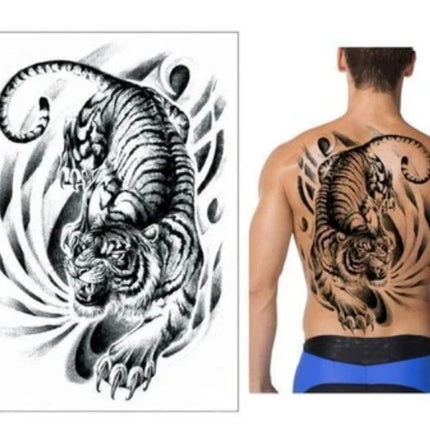 Oversized Full Back Tattoo Stickers Waterproof And Eco-friendly Tattoo Stickers On The Back Can be customized