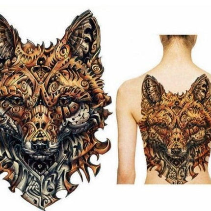 Oversized Full Back Tattoo Stickers Waterproof And Eco-friendly Tattoo Stickers On The Back Can be customized