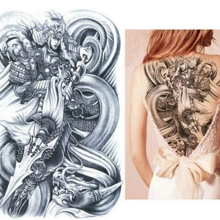 Oversized Full Back Tattoo Stickers Waterproof And Eco-friendly Tattoo Stickers On The Back Can be customized