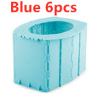 Blue 6pcs