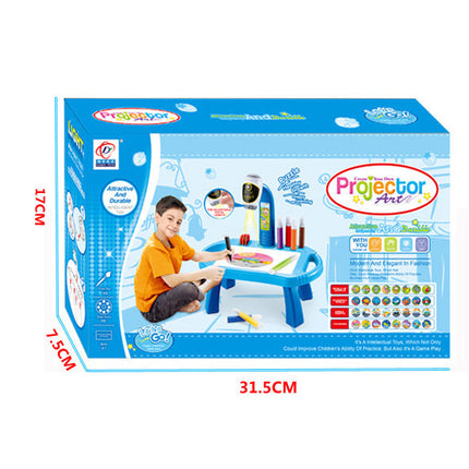 Children's Plastic Drawing Board Table, Projection Drawing Machine Teaching Aid, Multi-function Projection Drawing Board, Writing Board