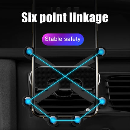 Multifunctional Round Air Outlet Car Phone Holder Bracket