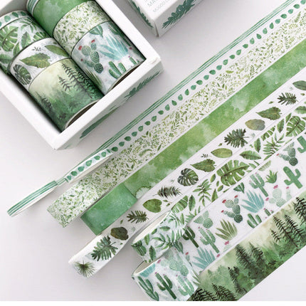 Basic Pattern Color Gift box Set With Salt Pocket Sticker