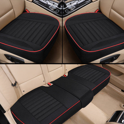 Car Seat Cover,Flax Cushion Seasons Universal Breathable For Most Four-Door Sedan&SUV Ultra-Luxury Car Seat Protection