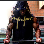 Navy blue gold letters / M