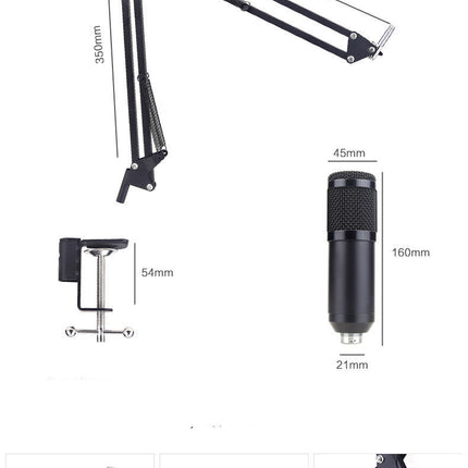 192KHz 24Bit High Sampling Rate Computer USB Microphone BM-800 Condenser Microphone