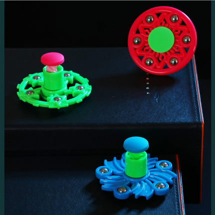 Educational Toys, Hand Pat, Press The Top, Fingertips, Fingers To Rotate The Top