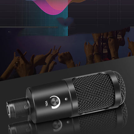 Notebook Computer Desktop Stand Set Recording Condenser Microphone
