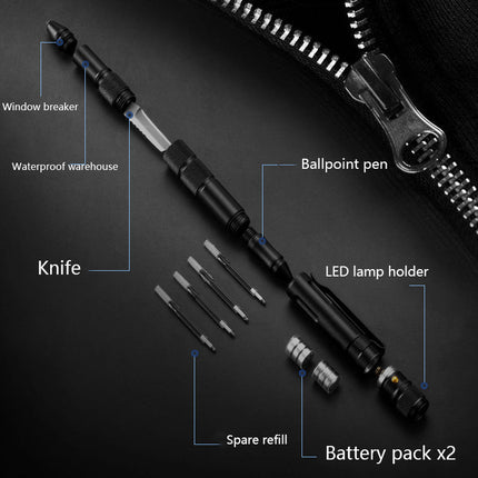 Multifunctional Defense Pen Car Escape Broken Window Tool Gift Pen Legal Self-Defense Device Cross-Border Product