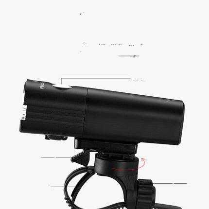 Bicycle Light Front Light Night Riding Rechargeable Glare Flashlight Mountain Road Bike Riding Equipment