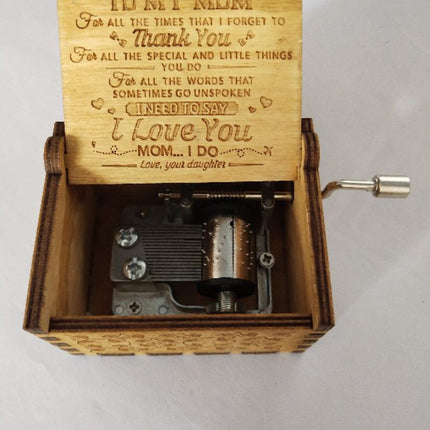 Hand-cranked Music Box Handmade Music Box