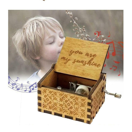 Hand-cranked Music Box Handmade Music Box