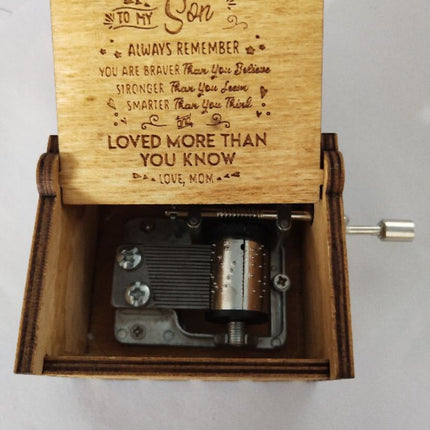 Hand-cranked Music Box Handmade Music Box