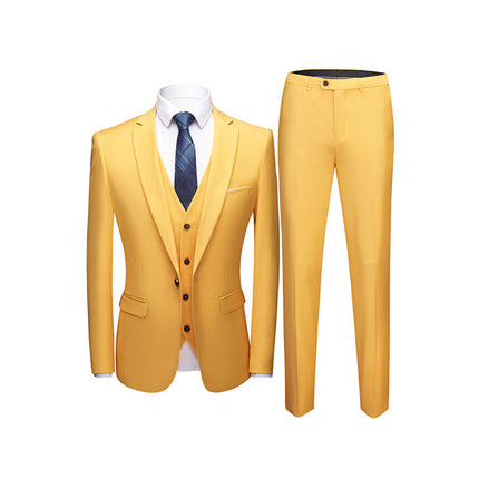 PURPLE Men's Business Suits FORMAL OCCASSION Dress Suit Set