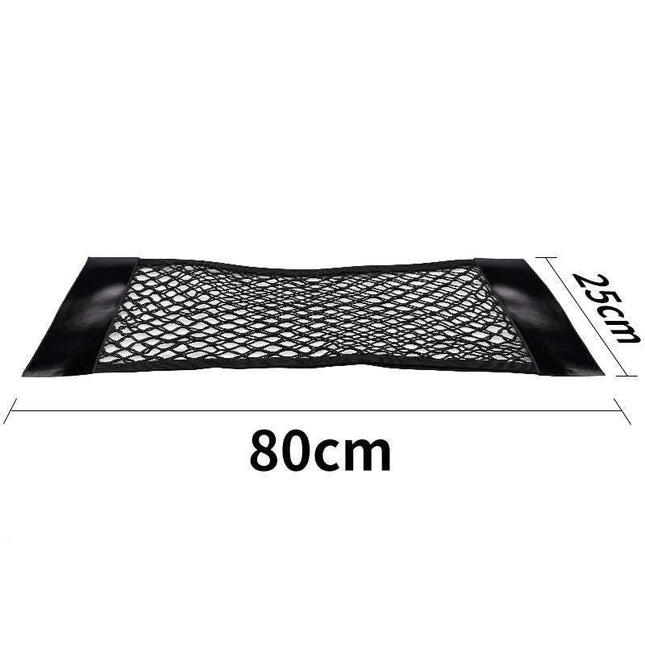 Trunk Car Net Pocket Velcro Car Accessories Storage Bag Net Fixed Net Bag Car Tail Box Storage Bag