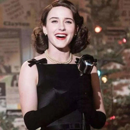 Black Velvet Long Warm Velvet Gloves
