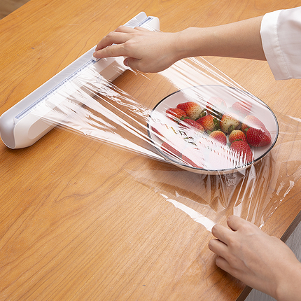 Cling Film Cutter Household Cutting Box Wall Hanging Refrigerator Kitchen Storage Box With Cutting Machine Artifact Food Special