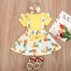 Three piece pineapple suspende / 100cm