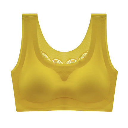 Women'S Plus Size Vest Style No Steel Ring Bra