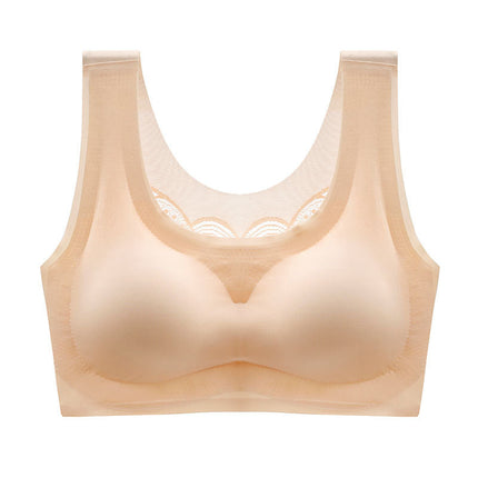 Women'S Plus Size Vest Style No Steel Ring Bra