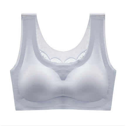 Women'S Plus Size Vest Style No Steel Ring Bra