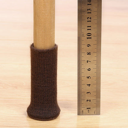 24 PCS Knitted Chair Leg Socks High Elastic Furniture Socks Pads Non-Slip Furniture Feet Caps Covers for Protect Floor