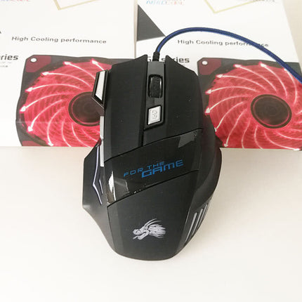 7-button Colorful Glowing USB Gaming Mouse