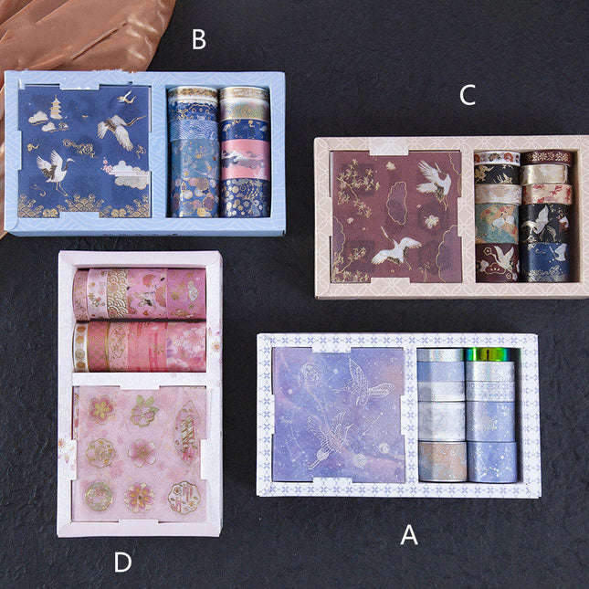 Tape Sticker Gift Box 10X10 Heming Star Series 4 Styles