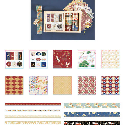 Tape Sticker Gift Box 10X10 Heming Star Series 4 Styles