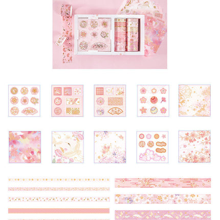 Tape Sticker Gift Box 10X10 Heming Star Series 4 Styles