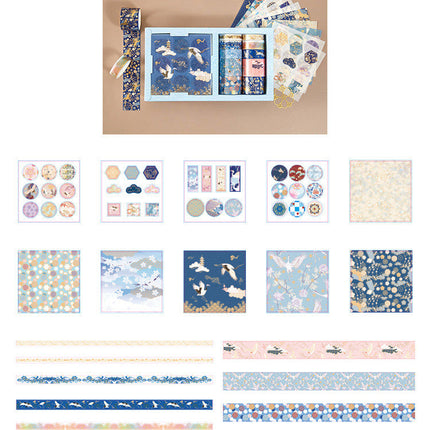 Tape Sticker Gift Box 10X10 Heming Star Series 4 Styles