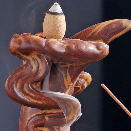 Cloud Chasing Moon Incense Taoist Smoke Black Incense Burner
